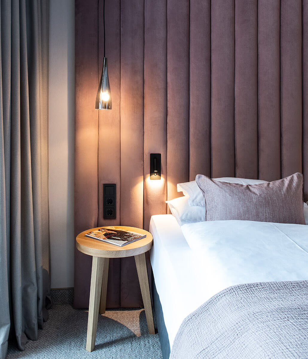 Camere e suite dell'Hotel Sonnalp