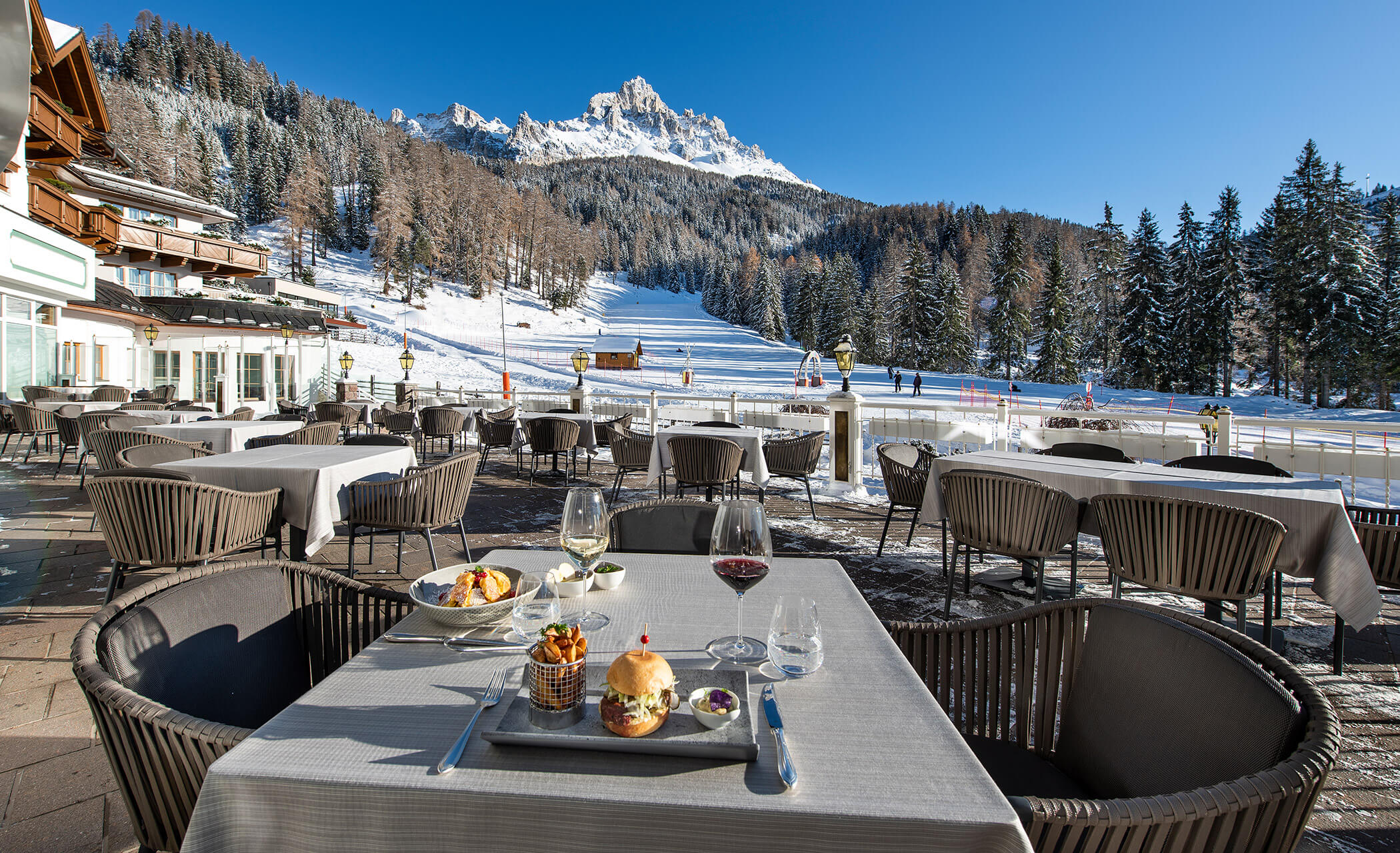 Pranzo - Pista da sci