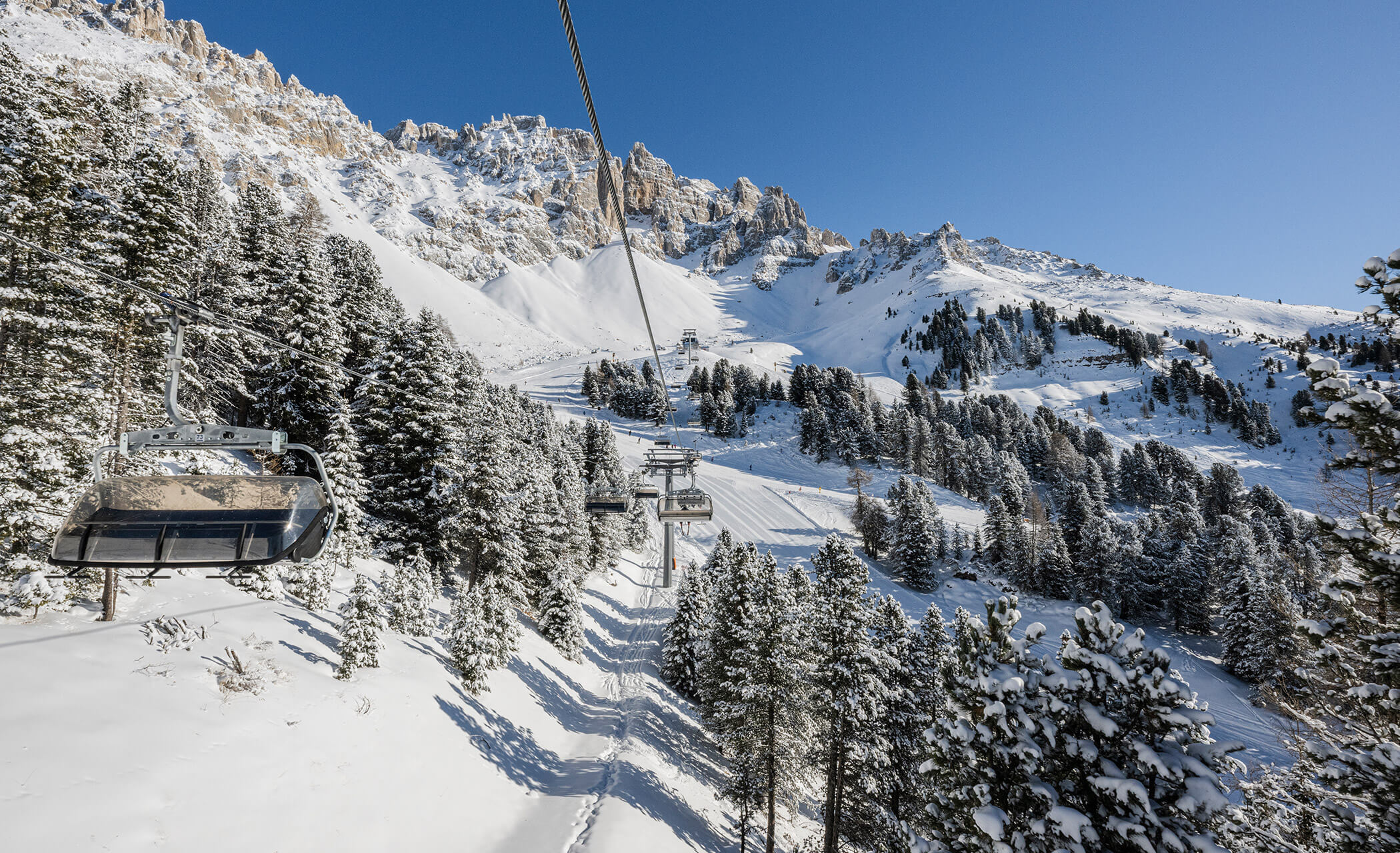 Area sciistica Obereggen - Origine