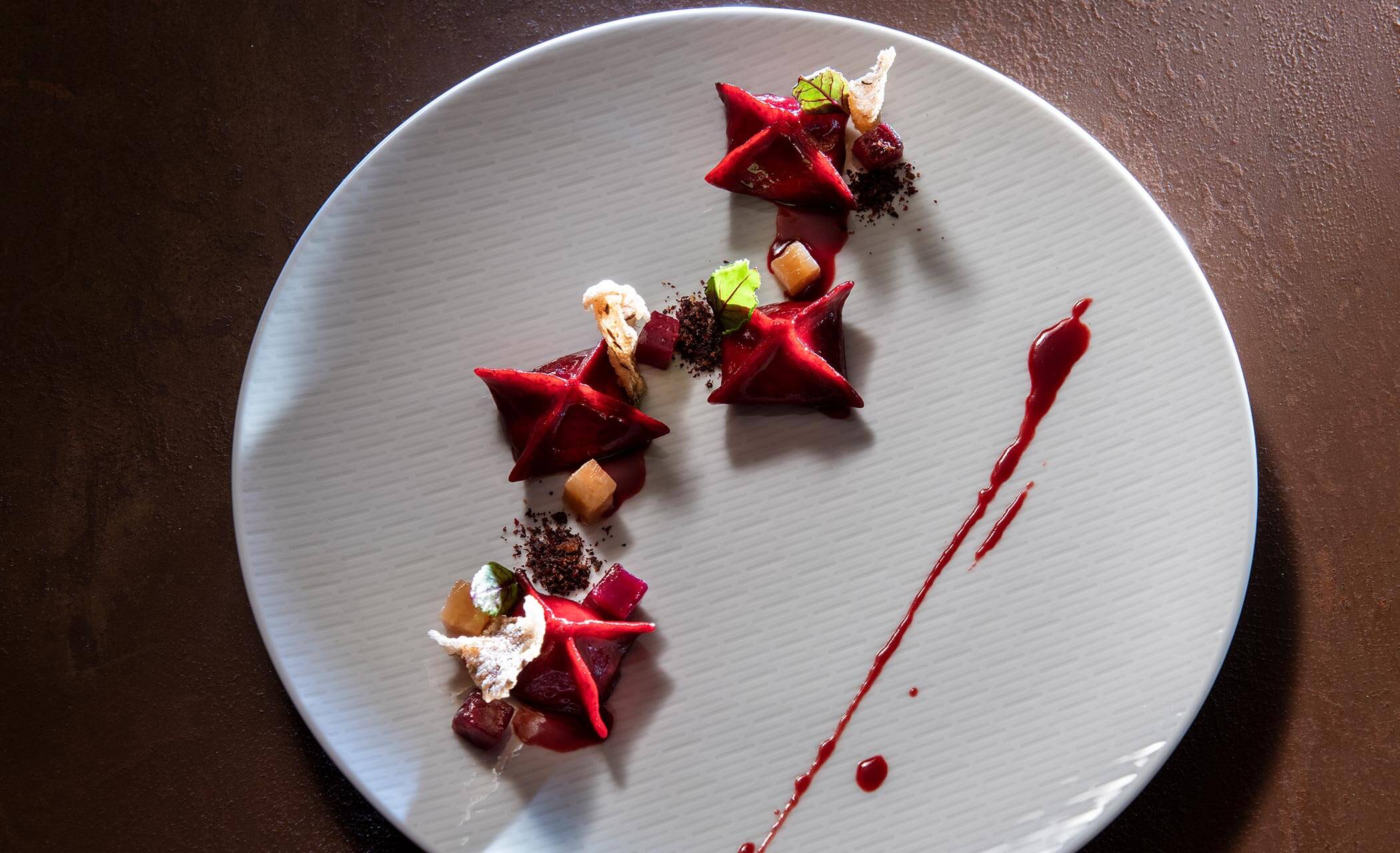 Ravioli di barbabietola