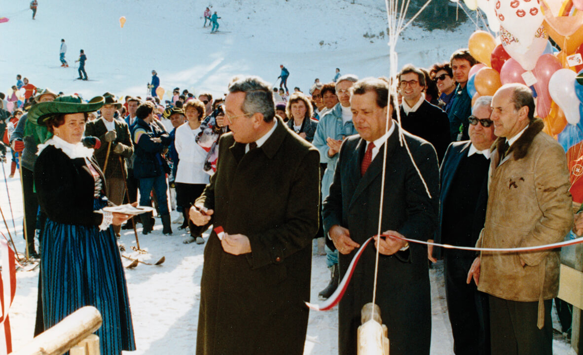 Georg Weissteiner - Apertura dello skilift