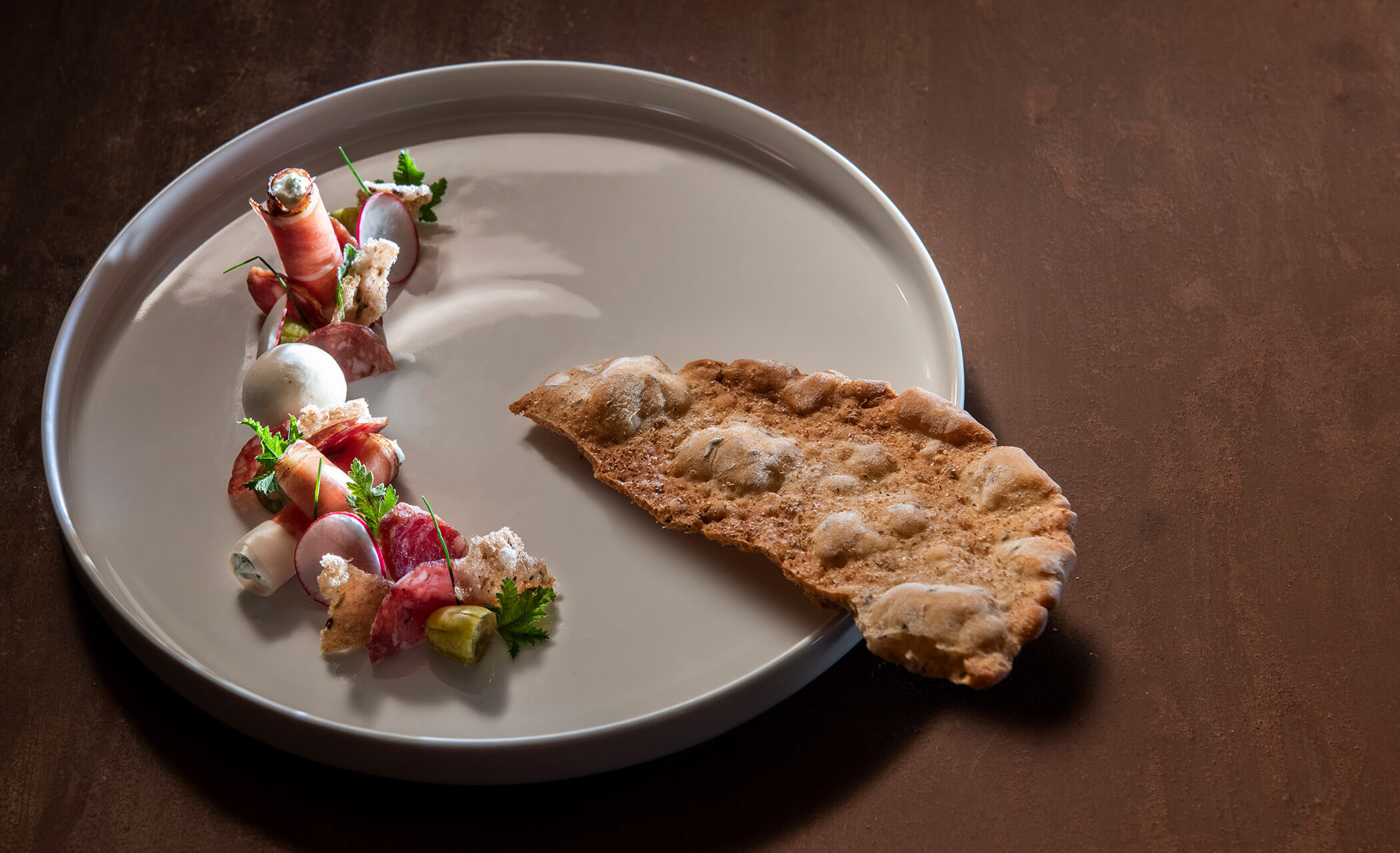 Servizi inclusi - Pancetta e crema di formaggio